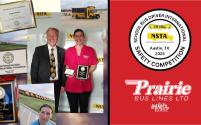 Prairie Bus Lines Driver Brings Home 2nd Place in Small Bus at the International Road-eo in Texas!