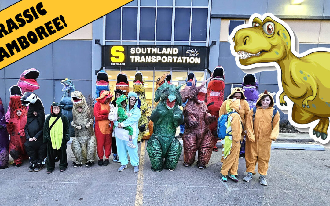 SOUTHAND Edmonton Employees Attend Largest Ever Gathering of People Dressed as Dinosaurs!