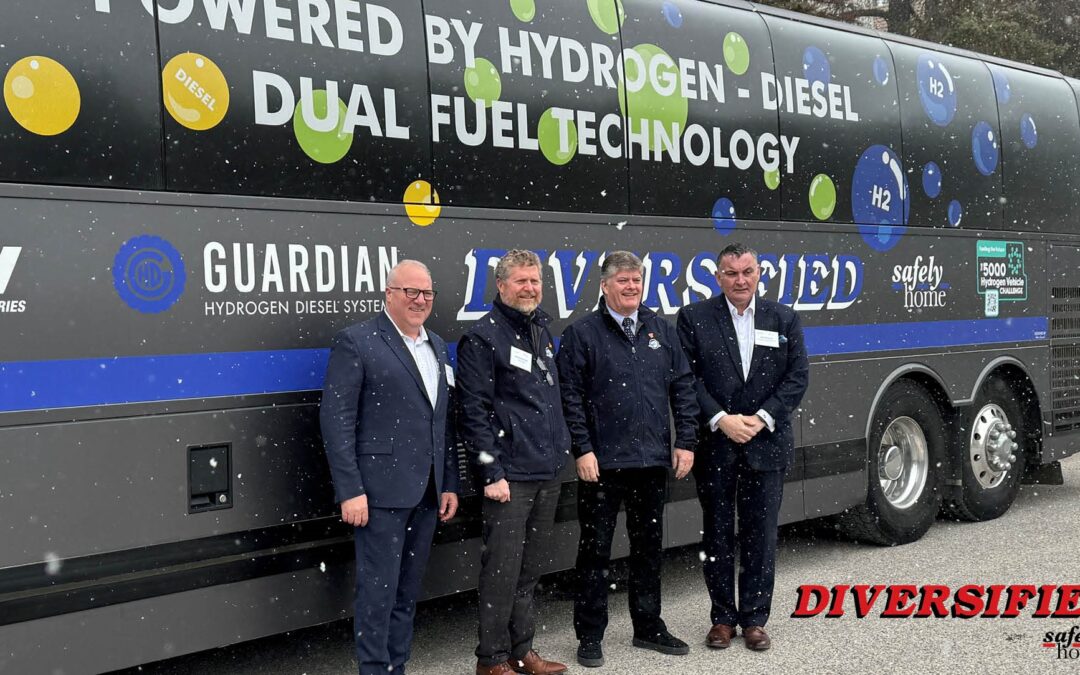 Diversified Transportation’s Hydrogen Motorcoach Featured at Ecological Summit in Banff National Park